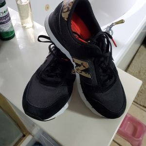Leopard embellished New Balance shoes